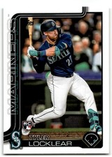 2025 Topps #192 Tyler Locklear Seattle Mariners Rookie
