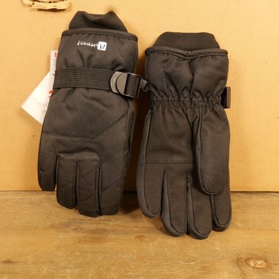 3M Thinsulate Winter Gloves Mens L Waterproof Insulated Black Gauntlet Ski Snow