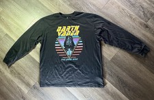 Star Wars Retro 80s Long Sleeve Darth Vader Dark Side Graphic T-Shirt Men's XL