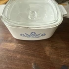 Corning Ware Blue Cornflower Vintage 1.5 QT P-1 1/2-B with Pyrex Lid