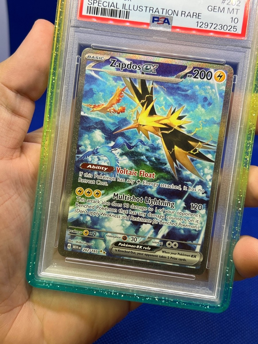 Pokemon Scarlet & Violet 151 Zapdos ex #202 202/165 SIR Alt Art