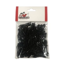 Dart Tips - Soft - Black - 1/4" - Set of 100