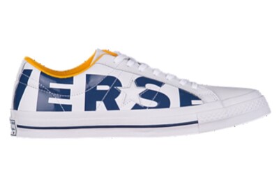 Converse One Star OX Mens Sz 11.5 White/Navy/Yellow 160914C | eBay