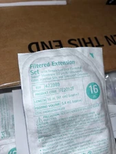 Brand New Sterile Braun FE2012F Filtered  extension  Set 16 inch Exp. 2026