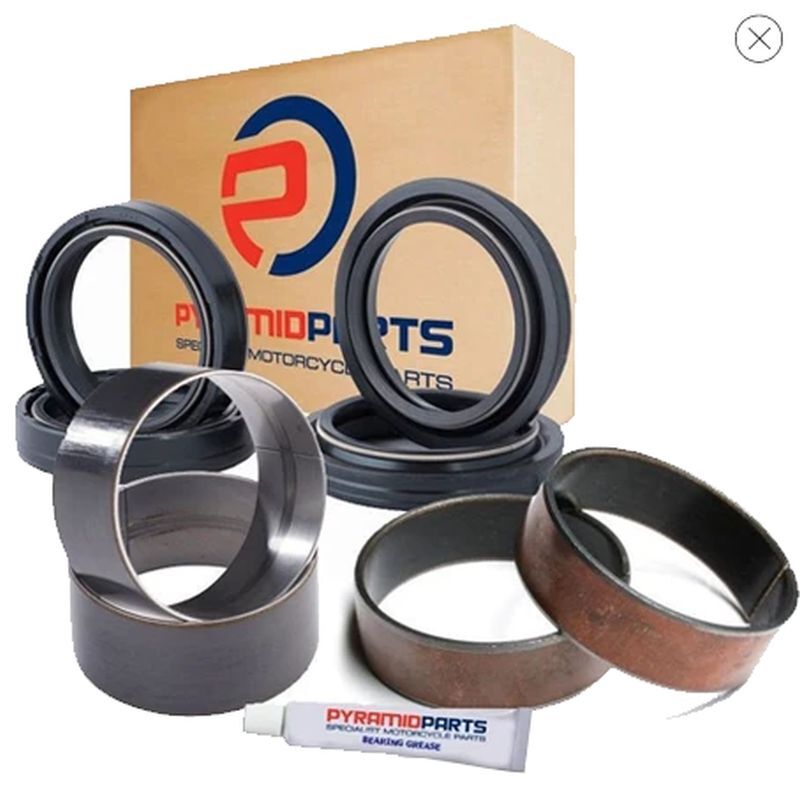 Fork Overhaul Kit Seals Bushes KTM LC4 R - FORK LEG WP 400-640 LC4 1999 WP50 Ext