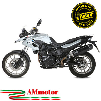Auspuff Motorrad Mivv Bmw F 700 GS 2016 16 Endtopf Slip-On Speed Edge Black