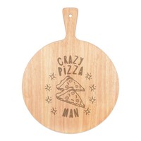 VerrüCkte Pizza Mann Stars Pizza Brett Paddel Holz Fast Food Lustiger Witz