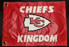 CHIEFS Custom Safety Whip Flag - UTV, BOAT, JEEP - 13"x22"