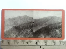 Sebec Lake Willimantic Maine Stereoview Antique c1860s Y19827