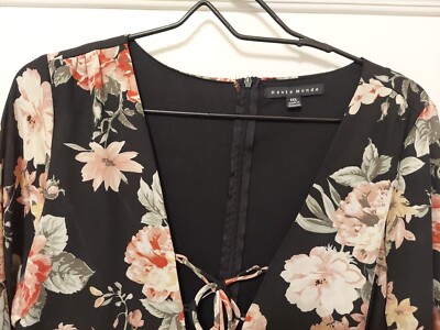 Haute Monde Women's Size 1XL Multicolored Floral Maxi Dress W/ Shorts  Underneath | eBay