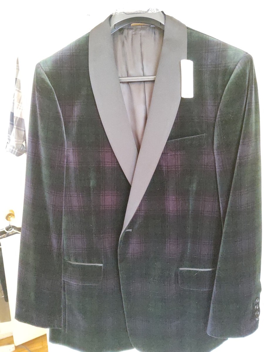 BROOKS BROTHERS 100% Cotton Velvet Dinner Jacket 54R/43R (EU/US