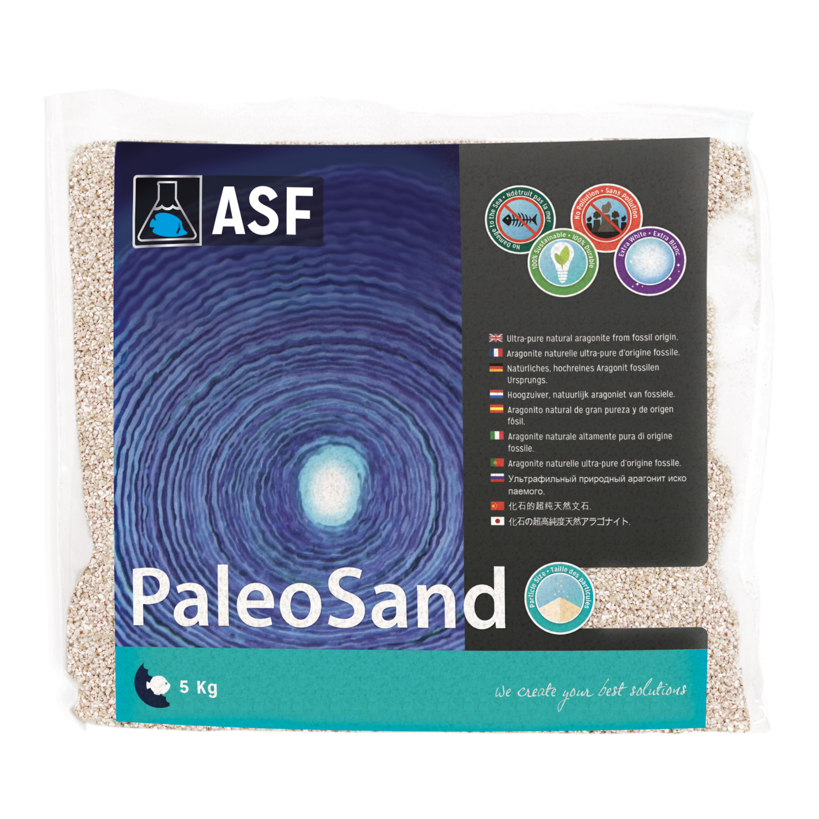 ASF Paleo Coral Sand Medium 5 kg sistemi per acquari