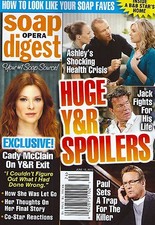 Soap Opera Digest June 15 2015 Young & the Restless Cady McClain Peggy McCay Soap Opera Digest June 15 2015 Young & the Restless Cady McClain Peggy McCay