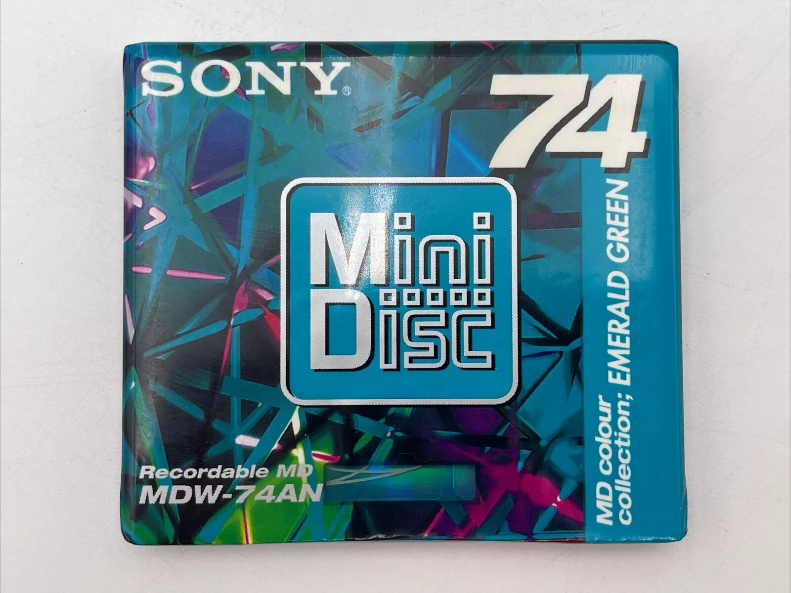 SONY Mini Disc Minidisc Color Collection Emerald Green 74 Minutes - New/Sealed