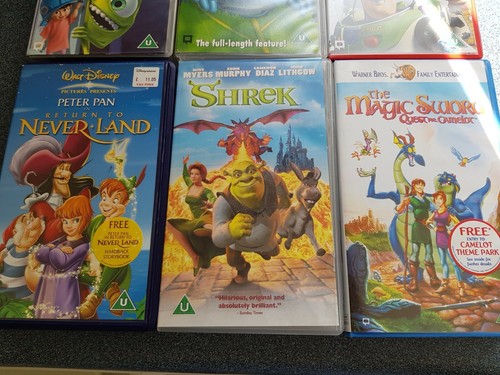 6 Disney Pixar DreamWorks Warner Bros VHS Video Bundle | eBay UK
