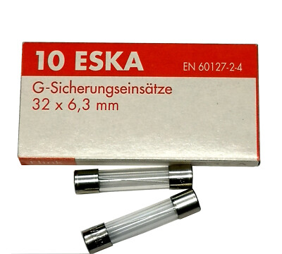 USA Sicherungen 6,3x32mm 60V -150V  > 2,5A 4A 5A 6,3A 8A 10A 15A 16A