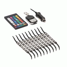 METRA DL-RGBK2 RGB LED 10 Strip Kit - 2 Remote Types