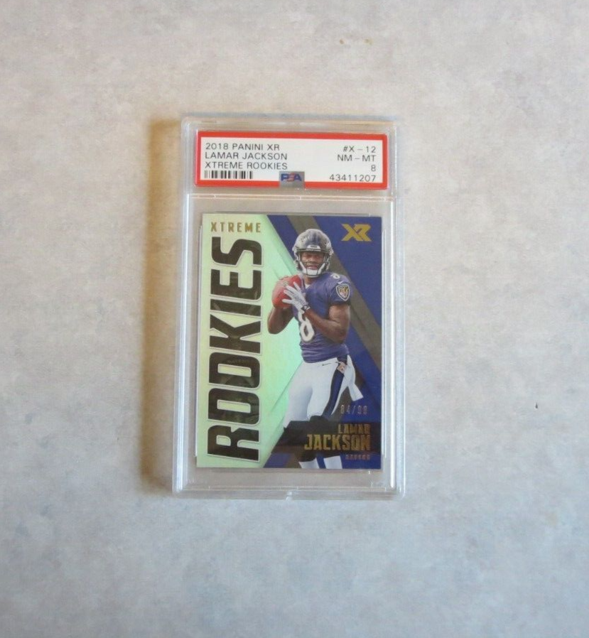 2018 Panini XR Lamar Jackson Xtreme Rookies X12 Mint 8 PSA Graded eBay