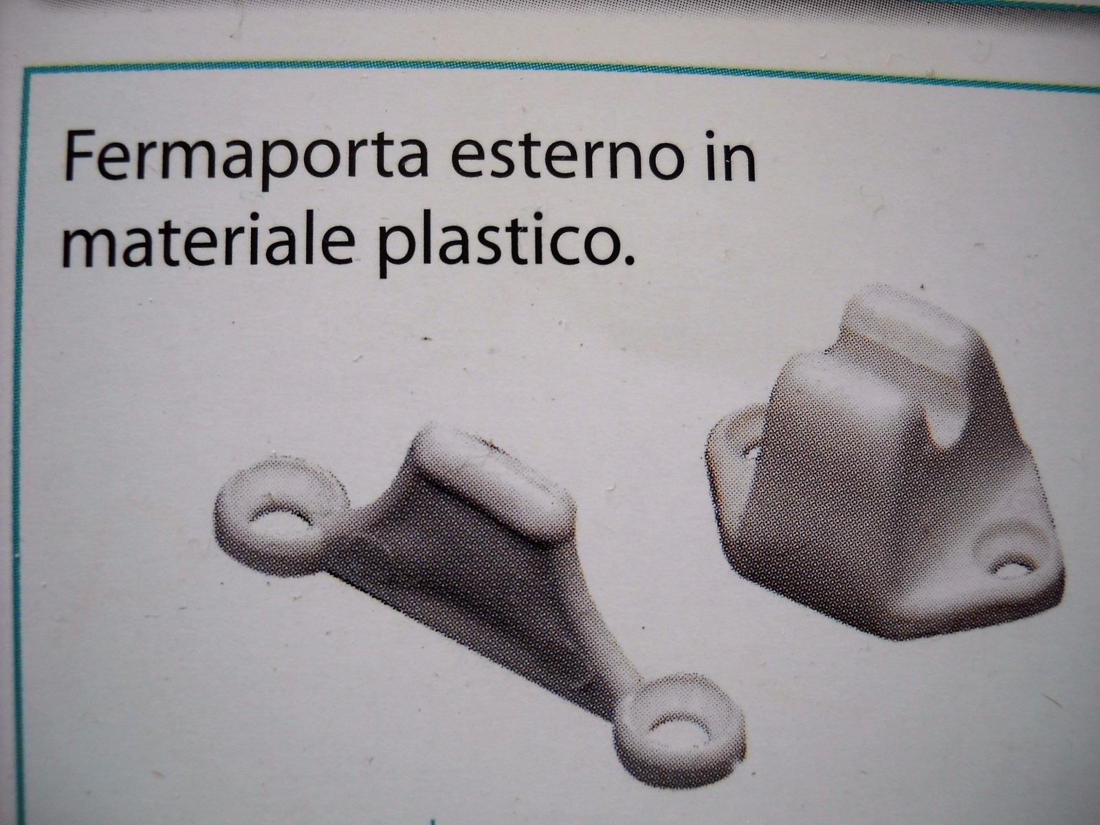 30050.10 FERMA PORTE E PORTELLONI ESTERNO BIANCO UNIVERSALE CARAVAN E CAMPER