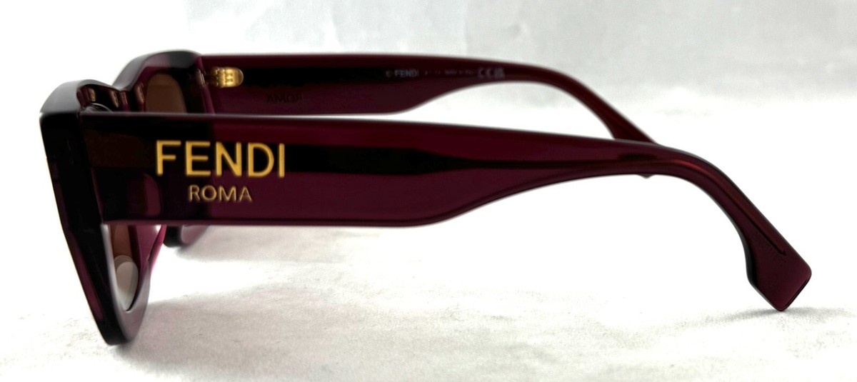 FENDI FE40100I FE 40100I 81E Violet Sunglasses 53-20-145 | eBay