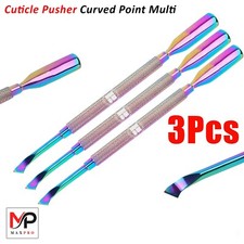 Trimmer Cuticle Remover Pusher, Rainbow Durable Fingernails Toenails Dead Skin