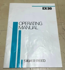 Vintage Original Silver Reed EX30 Typewriter Operating Manual 29 Pages