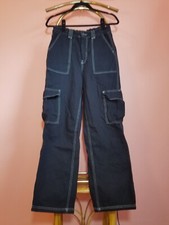 BDG Urban Outfitters Denim Skate Jeans Women  s W 28 L 32 Wide Leg Cargo Skater