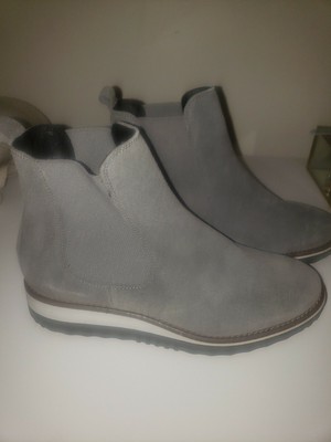 dune grey suede boots