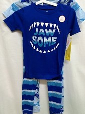 Carter's Just One You shark pajamas 4 pc boys sleepwear size 8 new 722