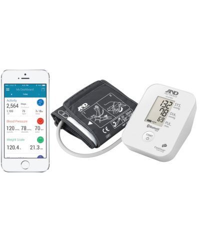 A&D UA-651BLE Upper Arm Blood Pressure Monitor Bluetooth Connect + Cuff 22-32cm