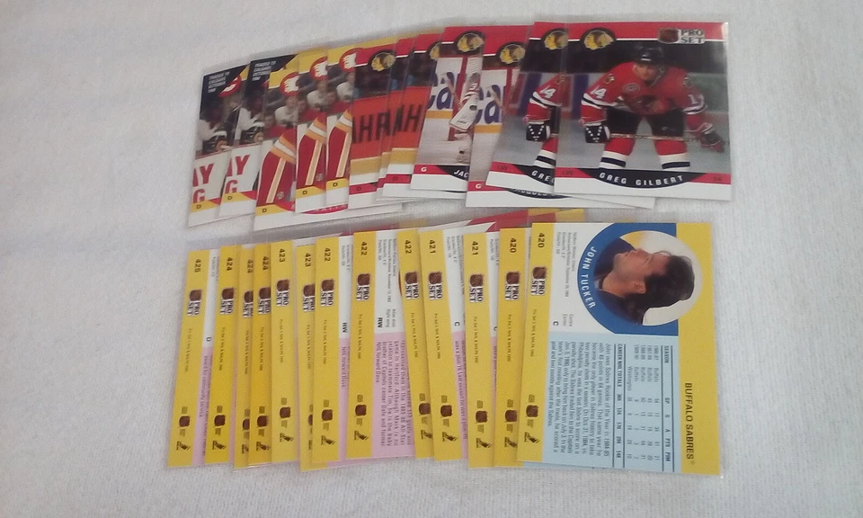 1990-91 Pro Set Hockey (400-499) Part. base set Pick cards wanted/needed. - Image 3 of 4