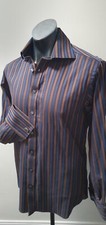 TED BAKER superfine Cotton French cuffed SHIRT with cufflinks. Sz 16 / 40.5 / M.
