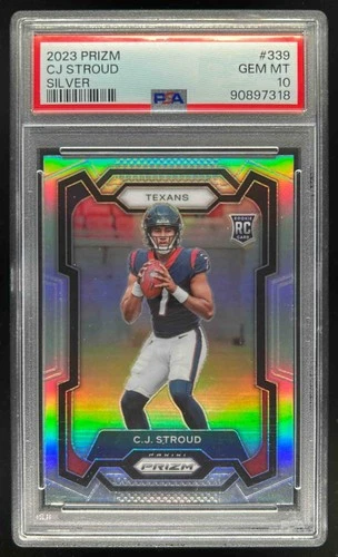 2023 Prizm C.J. Stroud RC Silver Rookie #339 Texans PSA 10