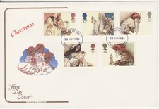 GB Stamps First Day Cover Christmas Xmas Religious scenes nativity COTSWOLD 1984