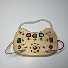 Montessori Wooden Busy Board Used