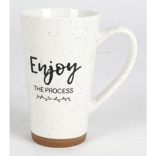 Xxl Porzellan-Kaffeebecher Kaffeetasse Teetasse 400 Ml – Gesprenkelt SprüChe-image