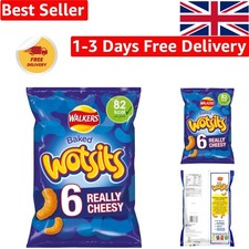 Wotsits Really Cheesy Multipack Snacks Crisps 6x16.5g