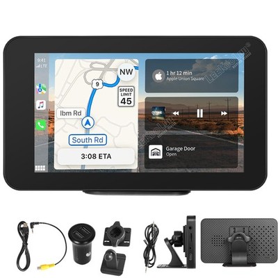 4.7'' Zoll Tragbarer Apple CarPlay und Android Auto Wireless Display Autoradio