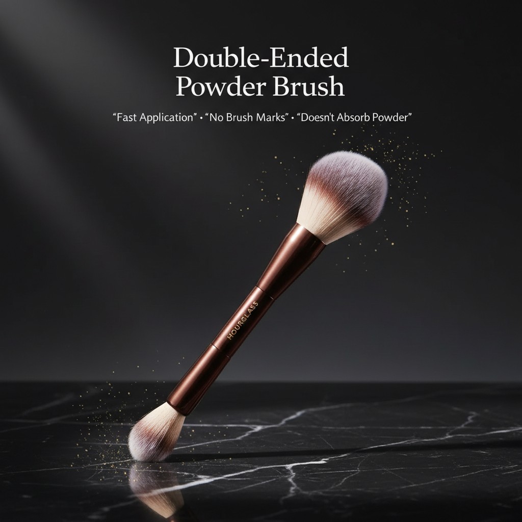 Makeup Brushes Powder Contour Metal Handle