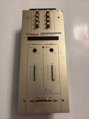 Vestax PMC-06 Pro A DJ Mixer Used UNTESTED For Parts