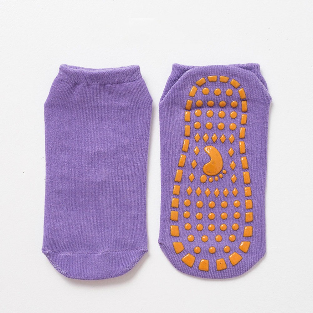 SAOLA 5 Pairs Chaussettes De Sol Antidérapantes Enfant Avec Poignées Yoga