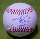 ANTHONY BANDA Signed/Autographed BASEBALL BALL Dodgers 2x WS Champs Inscri w/COA