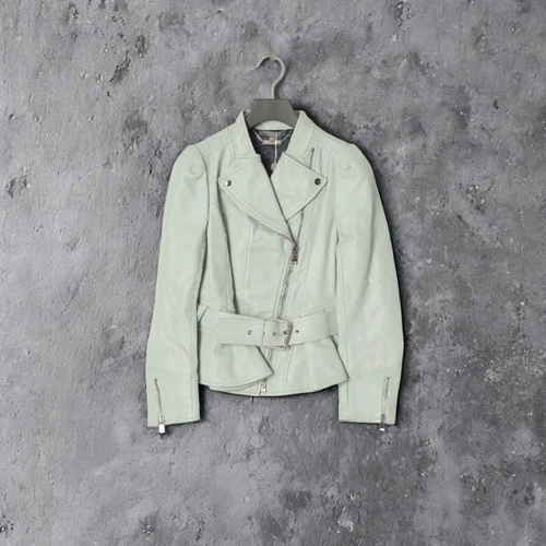 Alexander Mcqueen Giacca di Pelle Donna #EB ZFA