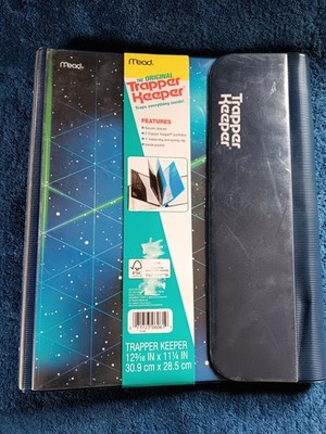 NWT Sm Flaw  Mead Trapper Keeper Binder Folder Portfolio 2020 Night Sky Geometrc