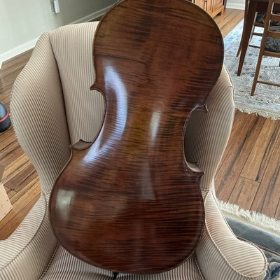 Acoustic 4/4 Cello 4-String Right-Handed Brown Varnish Finish