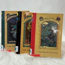 A Series of Unfortunate Events Books 3 5 6 Lemony Snicket Paperback Lot