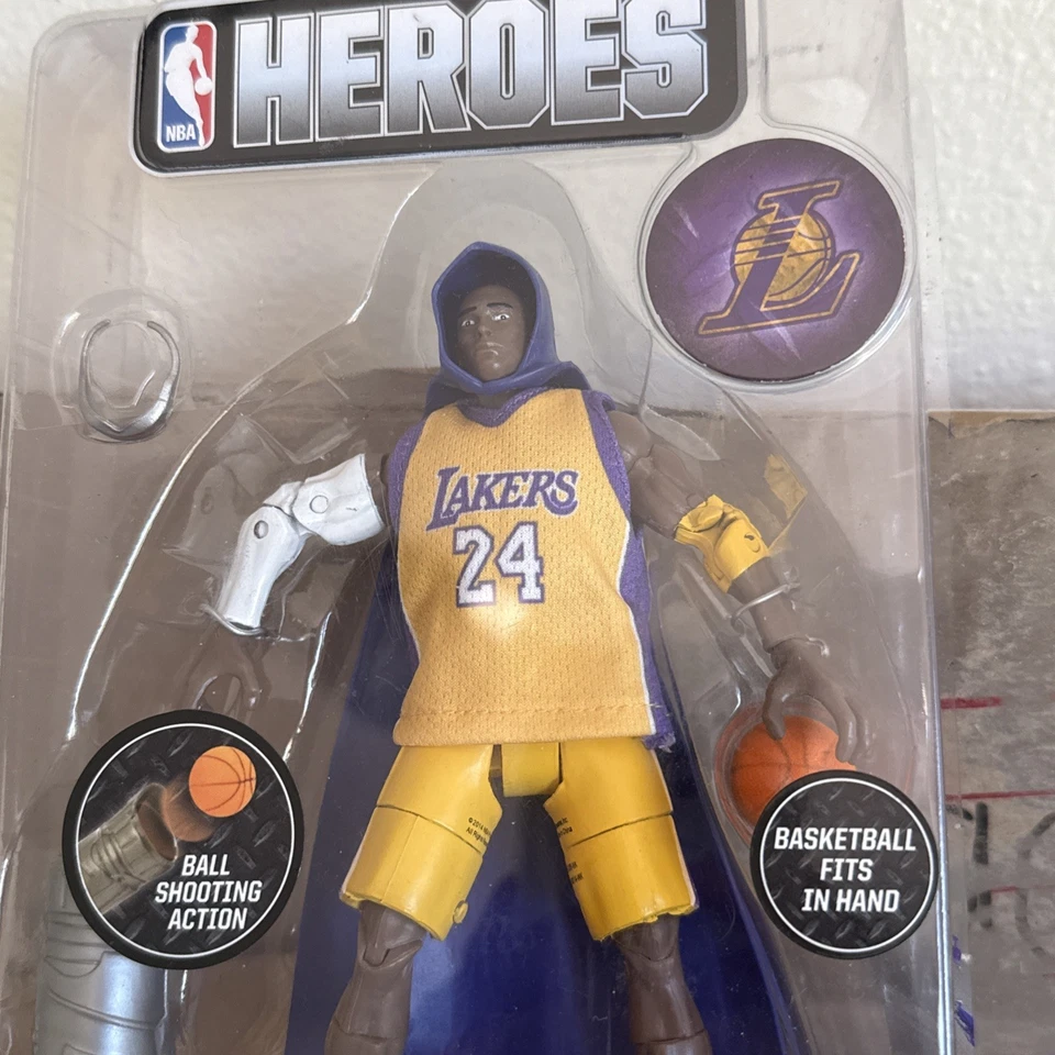 Figura pistola bláster Jazwares Kobe Bryant NBA Heroes Lakers #24 (sin contraportada) Foto 3 de 4