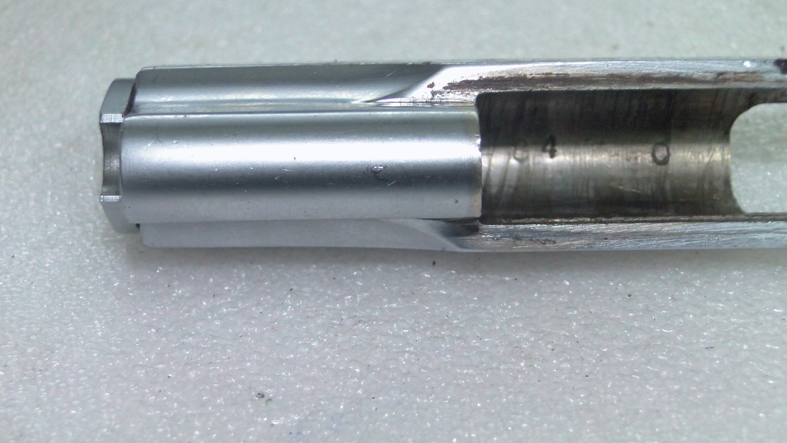 LLAMA 1911, SMALL FRAME VENTILATED CHROME SLIDE ENGRAVED, FIRING PIN, BUSHING.