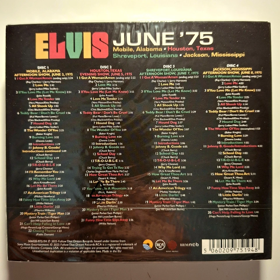 Elvis Presley - June 75 / FTD 4 CD Box - Bild 2 von 2