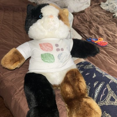 The Bear Factory Calico Kitty Cat Plush Stuffed Animal 2001